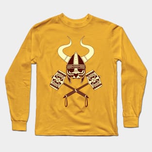 Viking skull v2 Long Sleeve T-Shirt